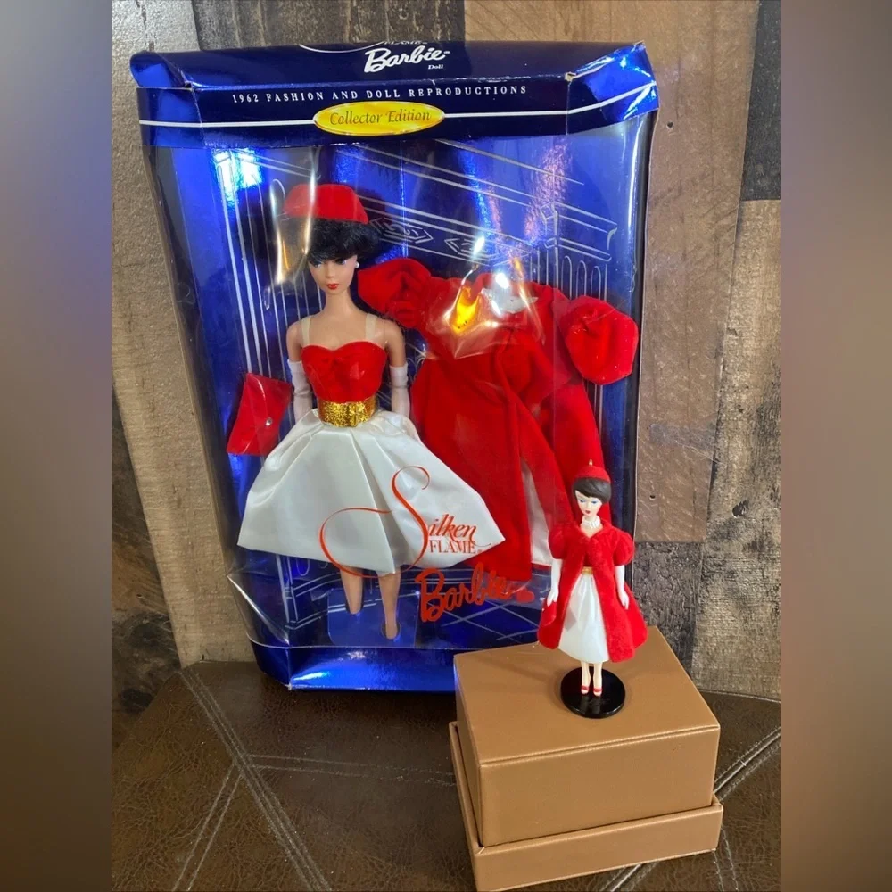 1997 Silken Flame Barbie‎ 1962 Fashion Reproduction Collector Ed Vtg & Ornament